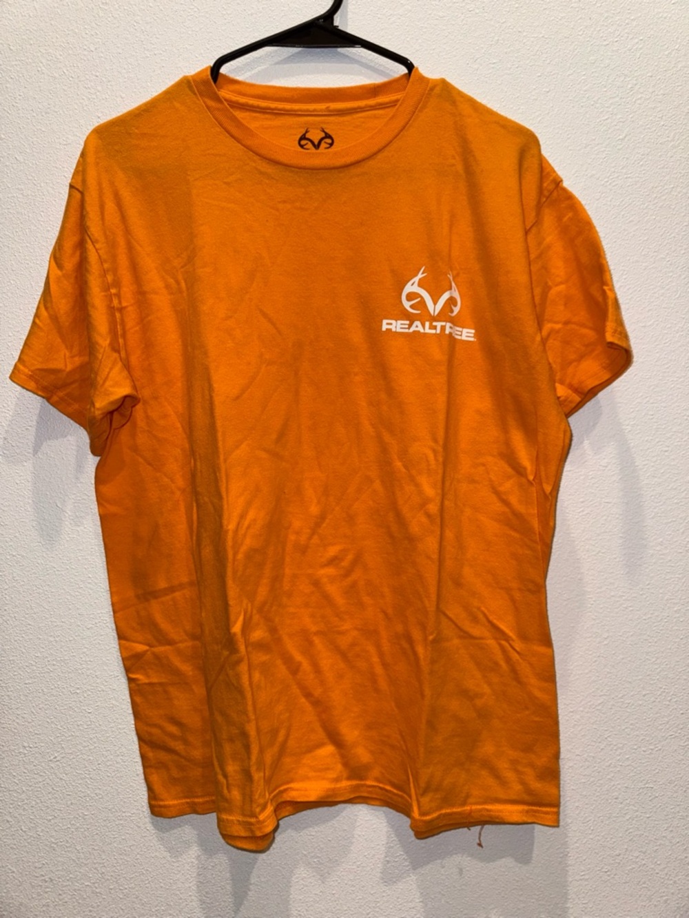 Realtree Blaze Orange Logo Tee Mens Medium NWOT Hunting Shirt - Picture 3 of 7